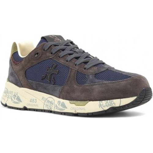 Chaussures Running Suede Sneaker Uomo Brown Blue MASE-6889 - Premiata - Modalova