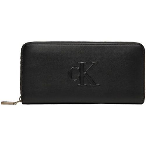 Portefeuille SCULPTED ZIP AROUND DEBOSS K60K612743 - Calvin Klein Jeans - Modalova