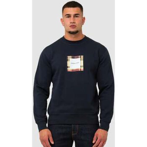 Pull Col ras du cou avec logo UK ism box - marine - Marshall Artist - Modalova