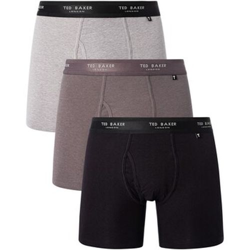 Caleçons Lot de 3 boxers en coton extensible - Ted Baker - Modalova