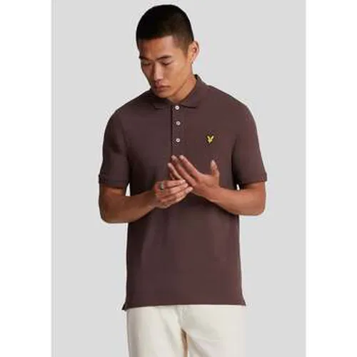 T-shirt Polo uni - acajou foncé - Lyle & Scott - Modalova