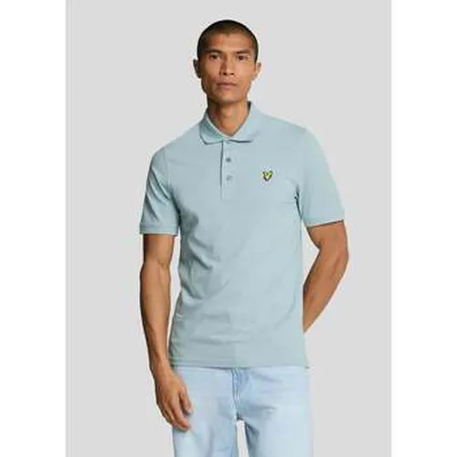 T-shirt Polo uni - fumé - Lyle & Scott - Modalova