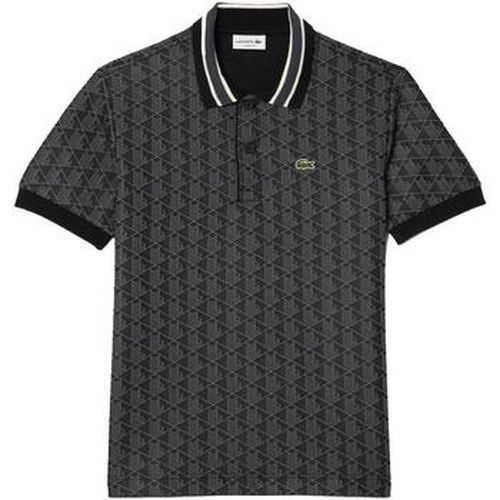 Polo Polo monogramme classic fit a col contraste - Lacoste - Modalova