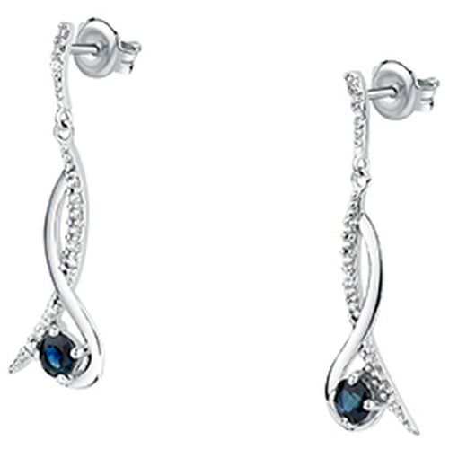 Bijoux Boucles d'oreilles en or 375/1000 et saphir - Cleor - Modalova