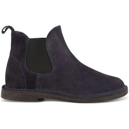 Bottes Leonardo - Suede Blue - Duca Di Morrone - Modalova