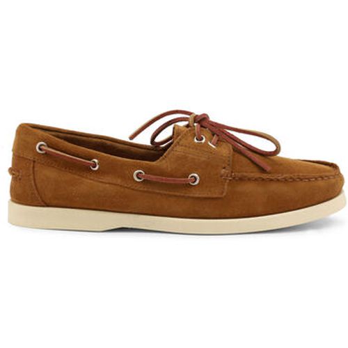 Chaussures bateau Santiago - Suede Light Brown - Duca Di Morrone - Modalova