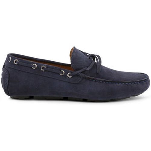 Chaussures bateau Edoardo - Suede Blue - Duca Di Morrone - Modalova