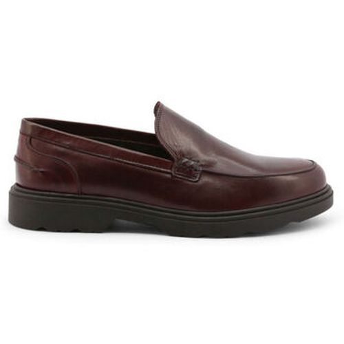 Chaussures bateau Brenno - Leather Bordeaux - Duca Di Morrone - Modalova