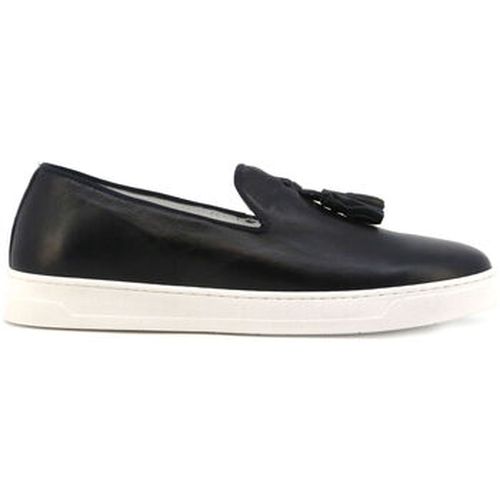 Slip ons Diego - Leather Dark Blue - Duca Di Morrone - Modalova