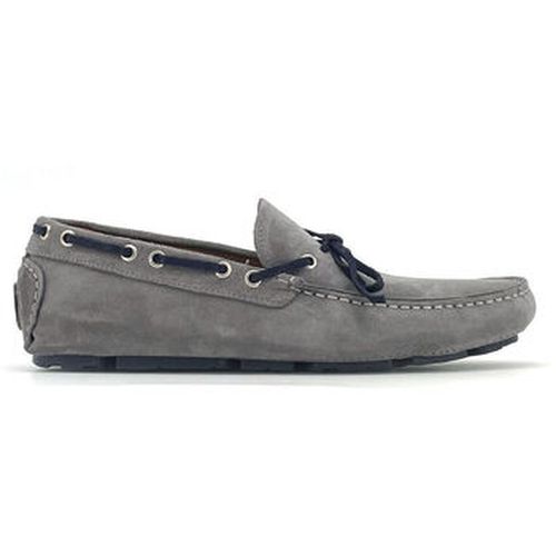 Chaussures bateau Edoardo - Suede Gray - Duca Di Morrone - Modalova