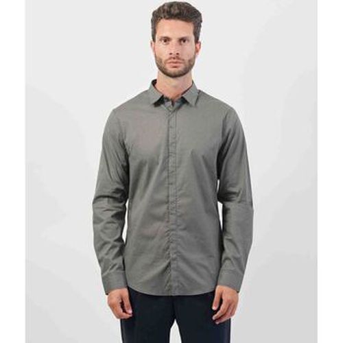 Chemise Chemise AX coupe slim en popeline de coton stretch - EAX - Modalova