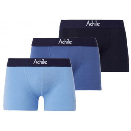 Boxers Lot de 3 boxers en coton bio unis PETIT LOGO - Achile - Modalova