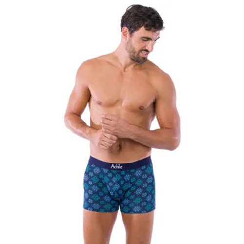 Boxers Pack de 2 boxers en coton bio motifs FLONCONS et uni - Achile - Modalova