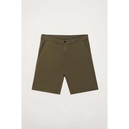 Short Bermuda décontracté olive avec logo brodé - Polo Club - Modalova