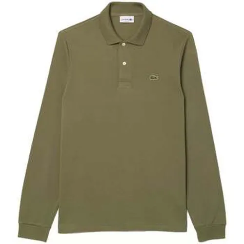 T-shirt Classic Fit Long Sleeve Polo Shirt Khaki Green - Lacoste - Modalova