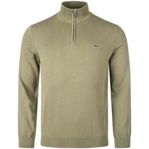 Sweat-shirt Quarter Zip Knit Sweater Khaki Green - Lacoste - Modalova