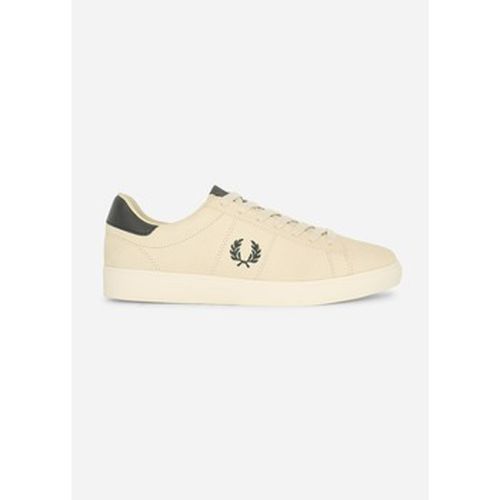 Baskets Spencer nubuck texturé - oatmeal night green - Fred Perry - Modalova