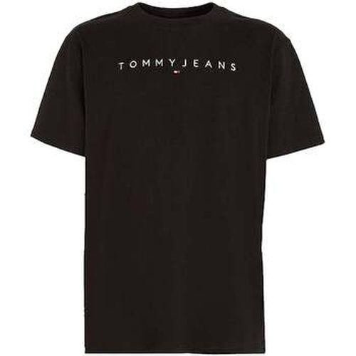 T-shirt Linear Logo T-Shirt Black - Tommy Jeans - Modalova