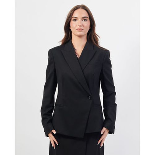 Veste Veste coupe slim en sergé de laine mélangée - BOSS - Modalova