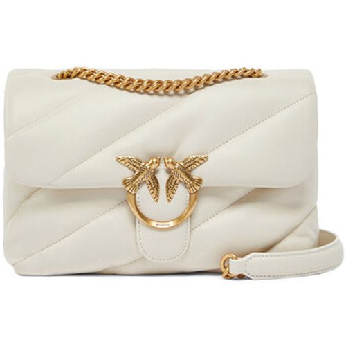 Sac à main Sac Classic Love Bag Puff en cuir nappa blanc - Pinko - Modalova