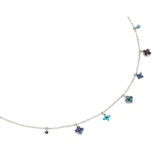 Collier Collier Beloved pampille argent bleu - Agatha Ruiz de la Prada - Modalova