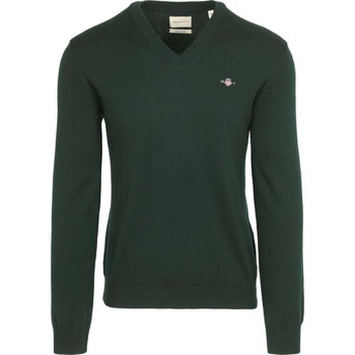 Sweat-shirt Pull Col-V Foncé - Gant - Modalova