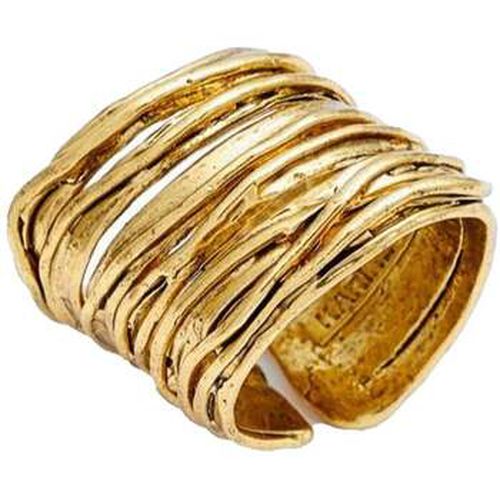 Bague R66602 Bague Ruban Brossé - Karine Sultan - Modalova