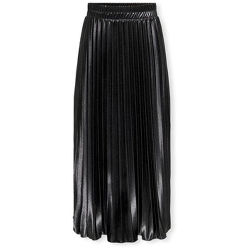 Jupes Lyon Pleated Shine Skirt - Black - Only - Modalova