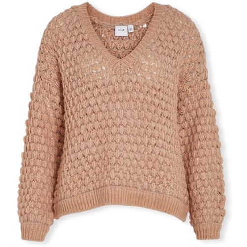 Pull Evali Knit L/S - Natural Melange - Vila - Modalova