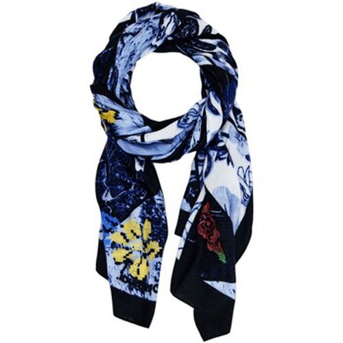 Echarpe FOU_DENIM FLOWERS RECTANGL 24WAWA12 - Desigual - Modalova