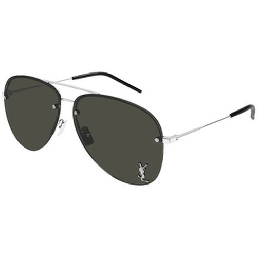 Lunettes de soleil CLASSIC 11 M Lunettes de soleil, Argent/Gris, 59 mm - Saint Laurent - Modalova