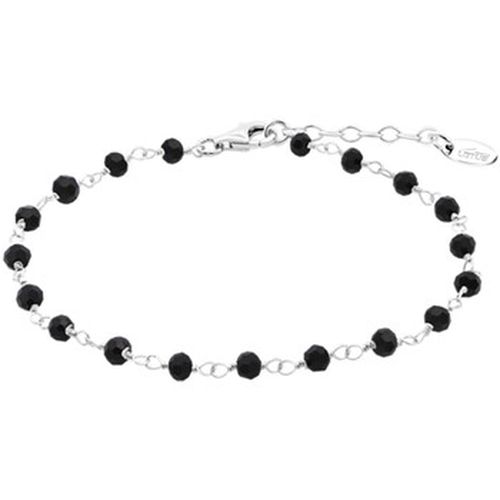 Bracelets Bracelet Silver Trendy perles noires - Lotus - Modalova