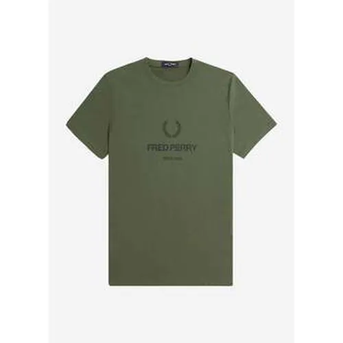 T-shirt graphic t-shirt - laurel wreath green - Fred Perry - Modalova