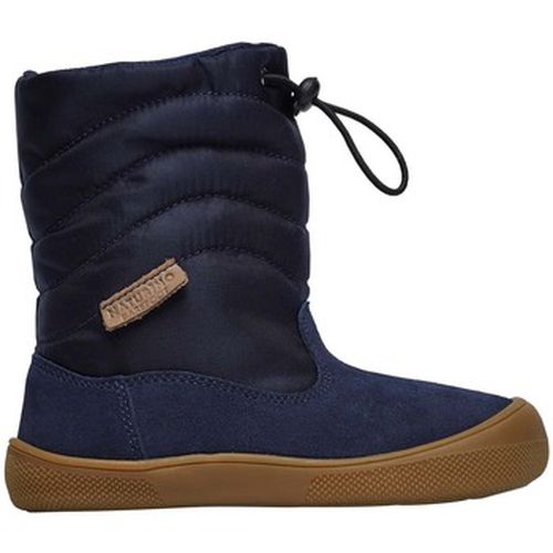 Bottes Boots barefoot en daim et tissu BISQUI ZIP WP - Naturino - Modalova