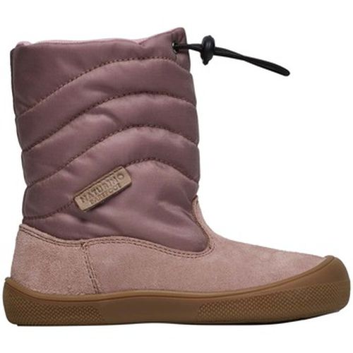 Bottes Boots barefoot en daim et tissu BISQUI ZIP WP - Naturino - Modalova