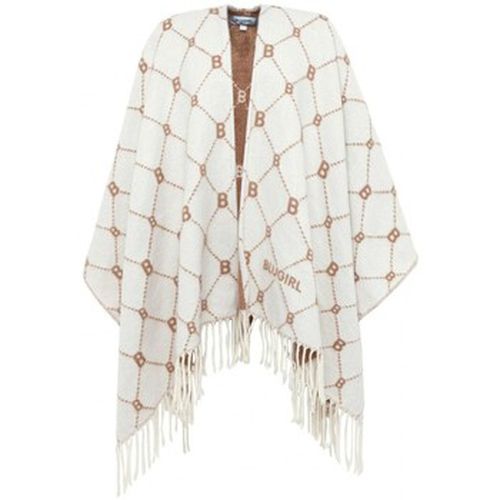 Echarpe Poncho avec logo intgral - Blugirl - Modalova