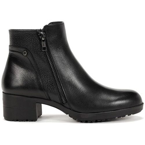 Bottines BOTÍN NEGRO DE PIEL CON TACÓN ALISS F1367 - Fluchos - Modalova