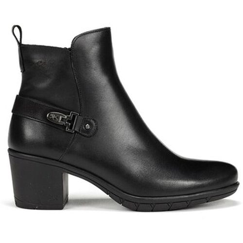 Bottines BOTÍN NEGRO DE PIEL CON TACÓN MEDIO NYDIA F1798 - Fluchos - Modalova