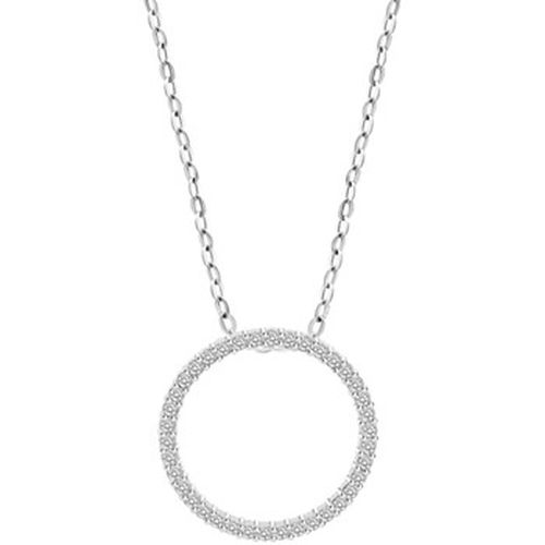 Collier Collier Silver cercle oxydes - Lotus - Modalova