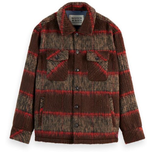 Veste - BRUSHED WOOL BLEND OVERSHIRT - Scotch & Soda - Modalova