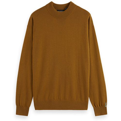 Pull - ESSENTIAL DROPPED SHOULDER MOCK NECK SWEATER - Scotch & Soda - Modalova