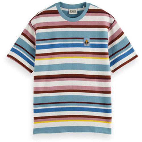 T-shirt - RELAXED FIT TEXTURED STRIPED TSHIRT - Scotch & Soda - Modalova