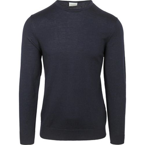 Sweat-shirt Pull-over Laine Merinos Navy - Profuomo - Modalova