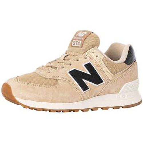 Baskets basses 574 Baskets en daim - New Balance - Modalova