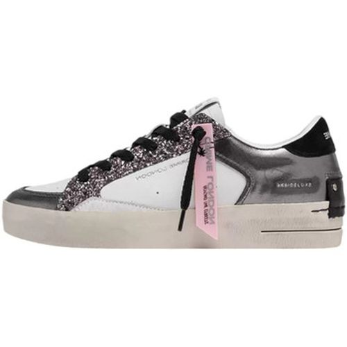 Baskets sneakers Sk8 argent de luxe - Crime London - Modalova