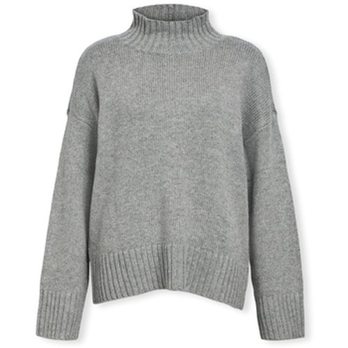 Pull Noos Agnes LO Knit - Medium Grey Melange - Object - Modalova