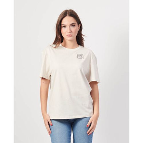 T-shirt T-shirt ras du cou en jersey de coton - Emporio Armani EA7 - Modalova