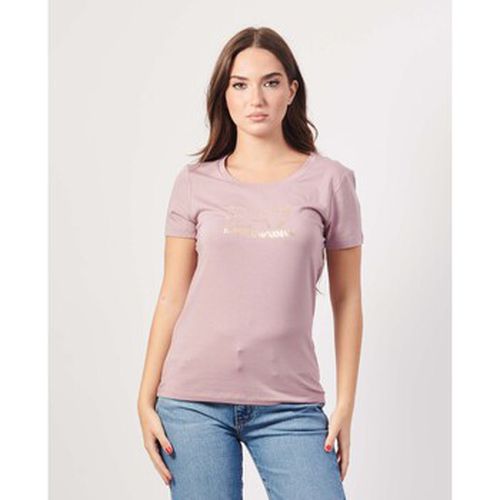 T-shirt T-shirt en coton avec logo - Emporio Armani EA7 - Modalova