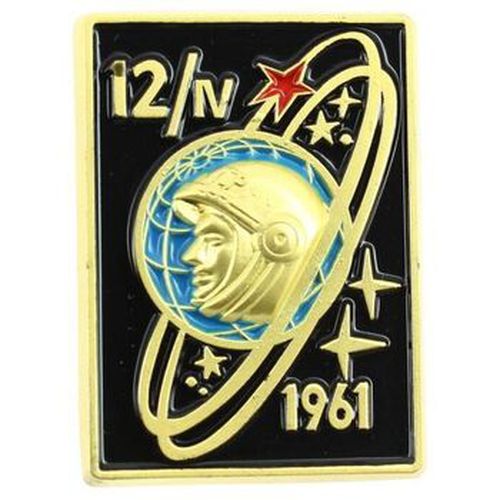 Broches Pin's Vintage U R S S Espace, Célébration Gagarine 1961 - Clj Charles Le Jeune - Modalova