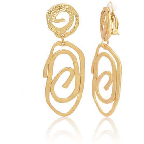 Boucles oreilles E70800 Boucles d'oreilles clips goutte tourbillonnante - Karine Sultan - Modalova